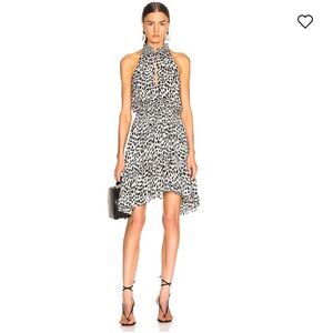 ALC Silk Cheetah Dress
